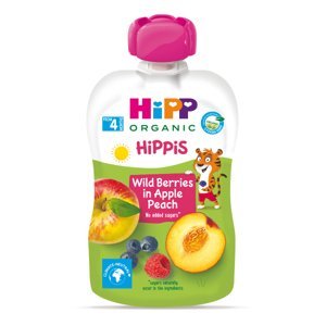 HiPP BIO 100% ovocia Jablko-Broskyňa-Lesné ovocie 100 g