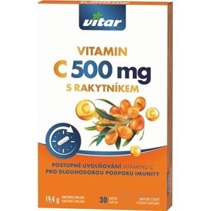 Revital PREMIUM VITAMIN C 500 mg S RAKYTNÍKOM 30 kapsúl