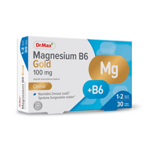 Dr.Max Magnesium B6 Gold 100 mg Chelát