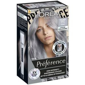 L’Oréal Préférence Vivids farba na vlasy 10.112 silver grey
