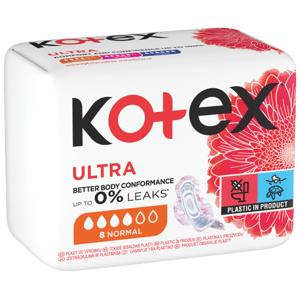 KOTEX vložky Ultra Normal single 8 ks