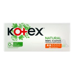 Kotex Liners Natural Normal 20 ks