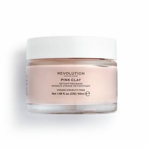 Makeup Revolution Skincare Pink Clay detoxikačná pleťová maska 50 ml