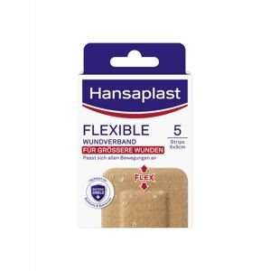 Hansaplast Flexible XXL elast.náplast 6 x 9 cm 5 ks