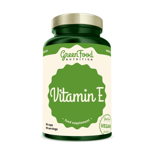 GreenFood Vitamín E 60 vegan kapsúl