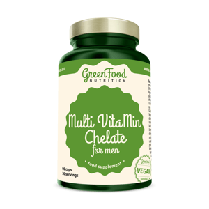 GreenFood Multi VitaMin Chelát pro muže 90 kapsúl
