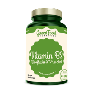 GreenFood Nutrition Vitamin B2 Riboflavin 5'Phosphat 60 kapslí