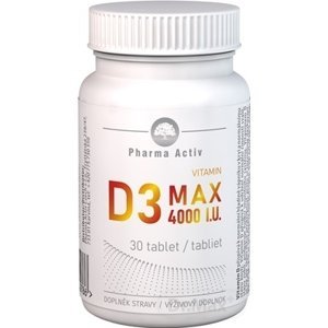 Vitamin D3 MAX 4000 I.U. 30 tabliet