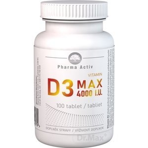 Vitamin D3 MAX 4000 I.U. 100 tabliet