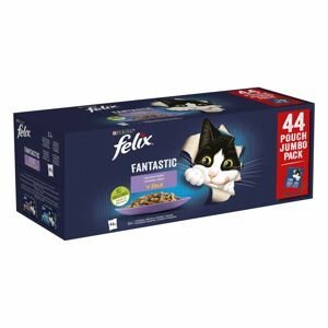 FELIX Fantastic Multipack 1(44x85g) hovädzie/ kura/ losos/ tuniak v želé