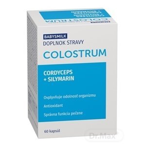Babysmilk Colostrum + Cordyceps + Sylimarín 60 kapsúl