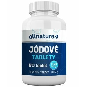 Allnature Jódové tablety 60 tabliet
