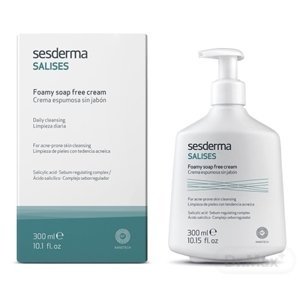 Sesderma Salises antibakteriálny čistiaci gél na tvár a telo Salicylic Acid Sebum-Regulating Complex 300 ml