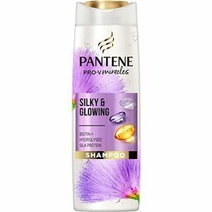 Pantene Pro-V Silky & Glowing Šampón S Biotínom + Hydrolyzovaným Hodvábnym Proteínom 300ml