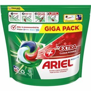 Ariel +Extra clean kapsule 60 PD