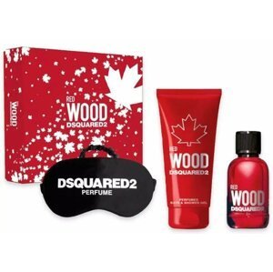 Dsquared? Red Wood EDT 50 ml + sprchový gel 100 ml + maska na spaní darčeková sada