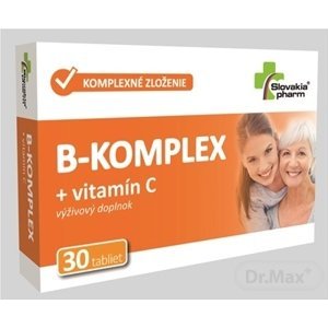 Slovakiapharm B-KOMPLEX + vitamín C 30 tabliet