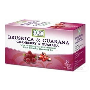 Fyto BRUSNICA & GUARANA OVOCNO bylinný čaj 20 X 2 g