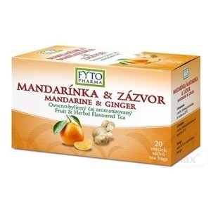 Fytopharma Ovocno bylinný čaj Mandar. + Zázvor 20 x 2 g