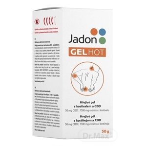 Jadon Gel Hot hrejivý gél s kostihojom a CBD 50 g