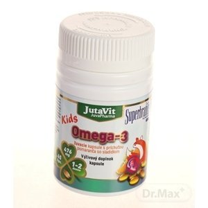 JutaVit Omega-3 kids s pomarančovou príchuťou 45 kapsúl