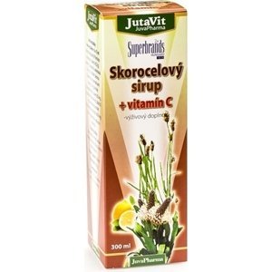 JutaVit Skorocelový sirup + vitamín C 300 ml