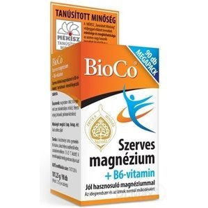 BioCo Organické Magnézium + vitamín B6 MEGAPACK 90 tabliet