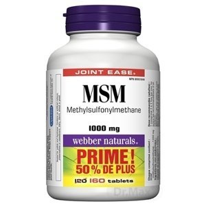 Webber Naturals MSM 1 000 mg160 tabliet
