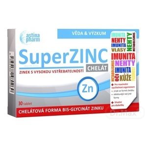 Astina SuperZINC CHELÁT 30 tabliet