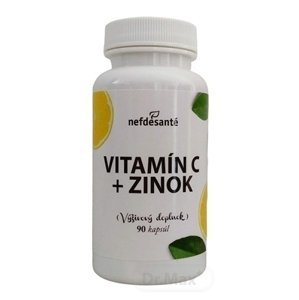 Nefdesanté Vitamín C + Zinok 90 tabliet