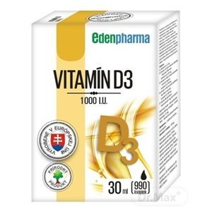 EDENPharma VITAMÍN D3 1000 I.U. 30 ml