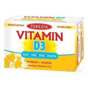 Terezia Vitamín D3 1000 IU 90 tabliet