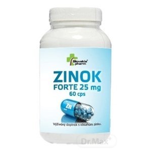 Slovakiapharm ZINOK FORTE 25 mg 60 kapsúl
