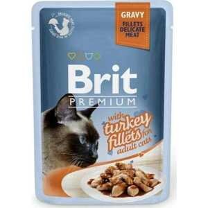 Brit Kapsička Prem Cat Delic Fillets In Gravy With Turkey 85g