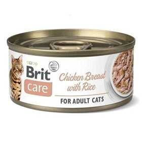 Brit Care Konzerva Cat Chicken Breast With Rice 70g