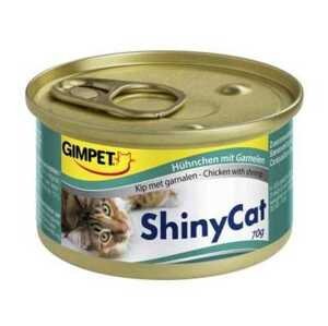 Shiny Cat konzerva kura + kreveta 70 g