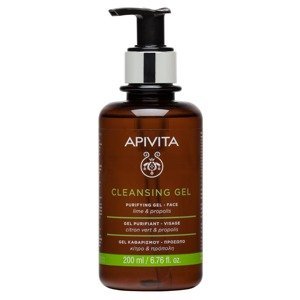 APIVITA Cleansing Gel with Lime and Propolis, 200ml - Limetka
