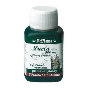 MEDPHARMA Yucca 500 mg 30 + 7 tabliet ZADARMO