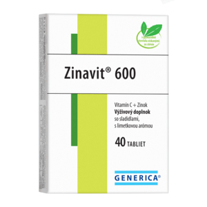 GENERICA Zinavit 600 s limetkovou arómou tbl 40