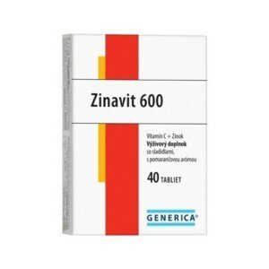 GENERICA Zinavit 600 s pomarančovou arómou tbl 40