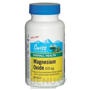 SWISS MAGNESIUM OXIDE 420 mg tbl 90x420mg