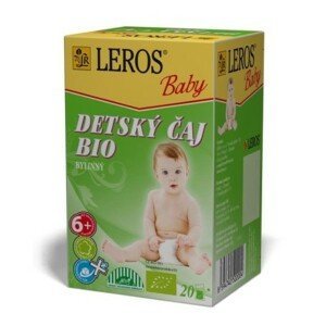 LEROS Baby detský čaj Bio bylinný 20 x 2 g