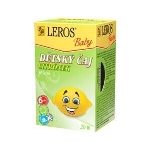 LEROS Baby detský čaj citrónik 20 x 2 g