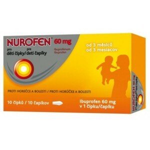 NUROFEN Čapíky pre deti 60 mg 10 kusov