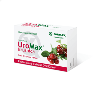FARMAX UroMax Brusnica cps 10+10 zdarma