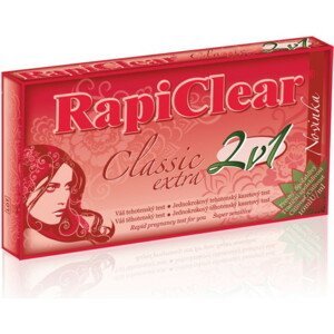 RapiClear Tehotenský test Classic extra 2v1 2ks