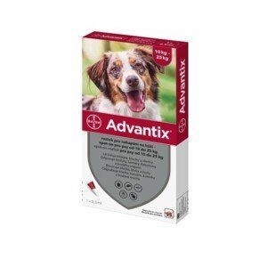Advantix Spot-on pre psy od 10 do 25 kg 1x2,5ml