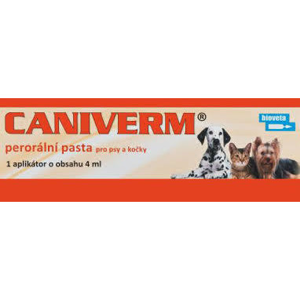 Caniverm perorálna pasta pre psy a mačky 4ml