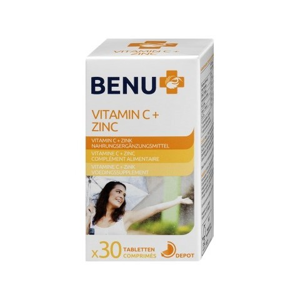 BENU Vitamin C + Zinok tbl 30