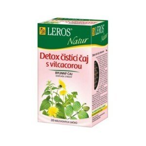 LEROS Natur detox prečisťujúci čaj s vilcacorou 20 x 1,5 g